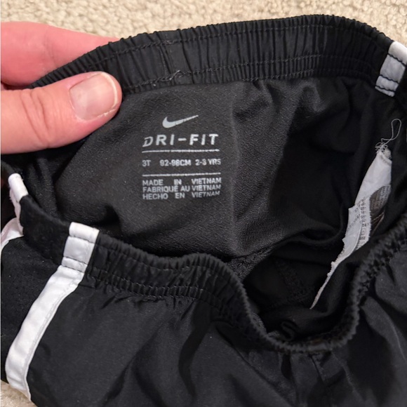 Nike Women's Black and White Athletic Shorts - Picture 5 of 5